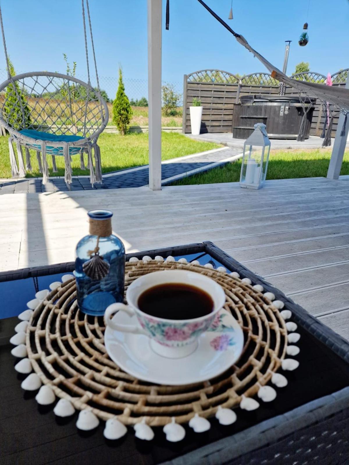 Diamenty Baltyku Domki Wakacyjne Balia Z Jacuzzi Mielenko Buitenkant foto
